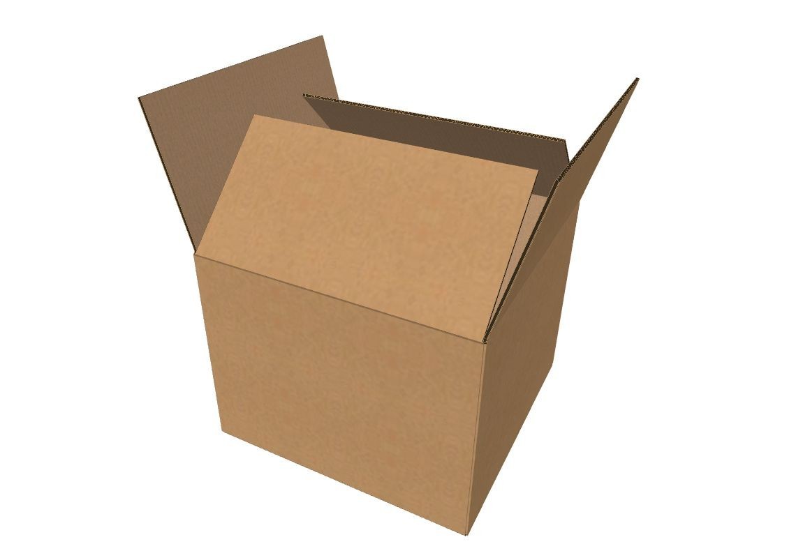 Cutie carton 170 x 170 x 170 mm, natur, 3 straturi CO3, 420 g/mp - imagine 4